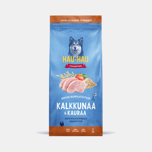 Hhc kuivaruoka kalkkunaa ja kauraa 2kg | säästötalo latvala