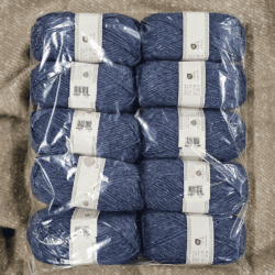 Istex alafosslopi 10-pak villalanka farkunsininen 100g (0010) Istex alafosslopi 10-pak villalanka farkunsininen 100g (0010)
