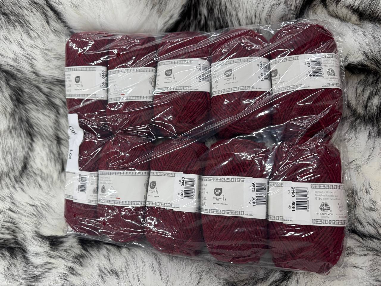 Istex lettlopi 10-pak villalanka 50g (1409) granaattiomena | säästötalo latvala