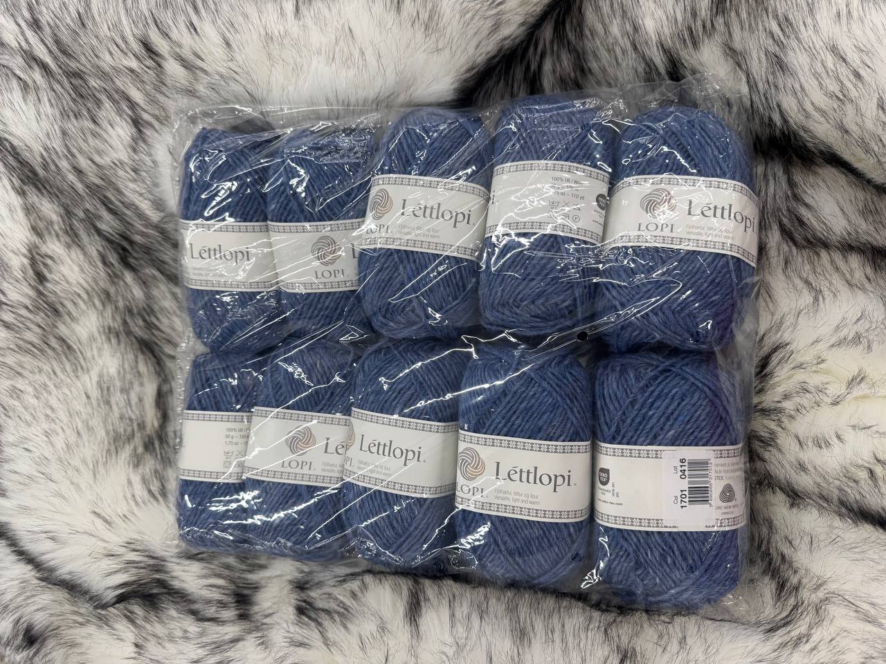 Istex lettlopi 10-pak villalanka 50g (1701) vuononsininen | säästötalo latvala