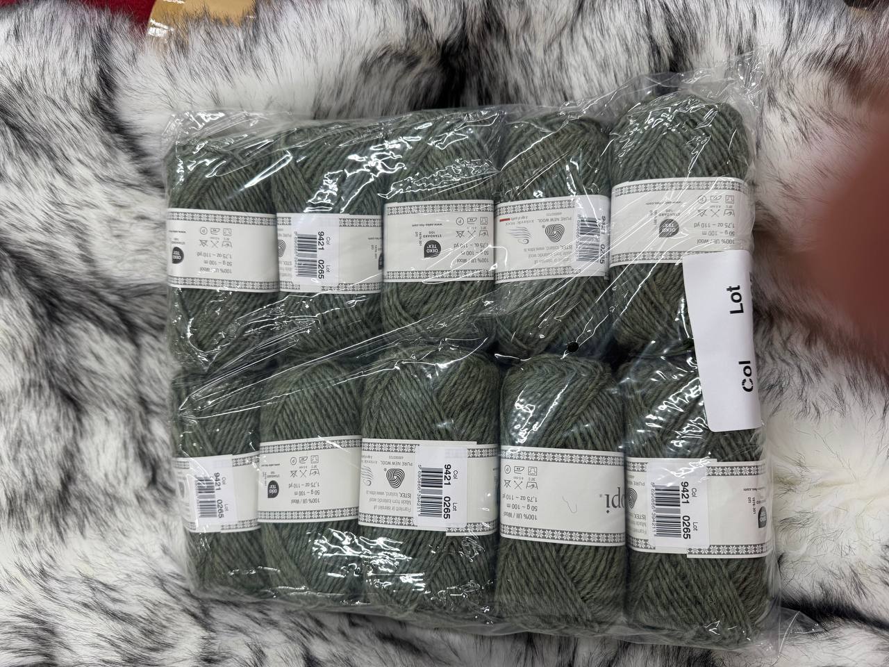 Istex lettlopi 10-pak villalanka 50g (9421) sellerinvihreÄ | säästötalo latvala