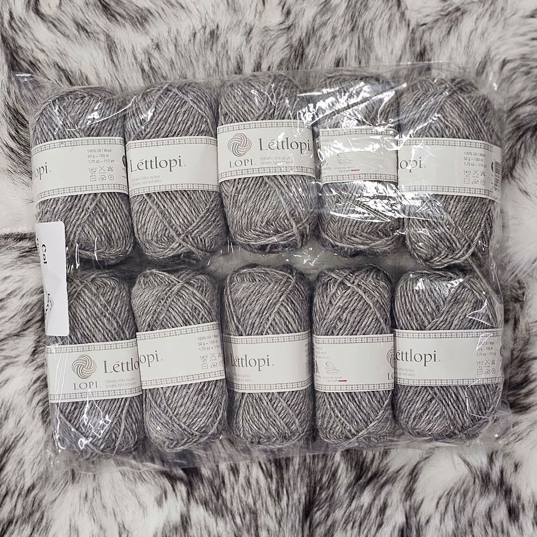 ISTEX LETTLOPI 10-PAK VILLALANKA TUHKANHARMAA 50G (0056)