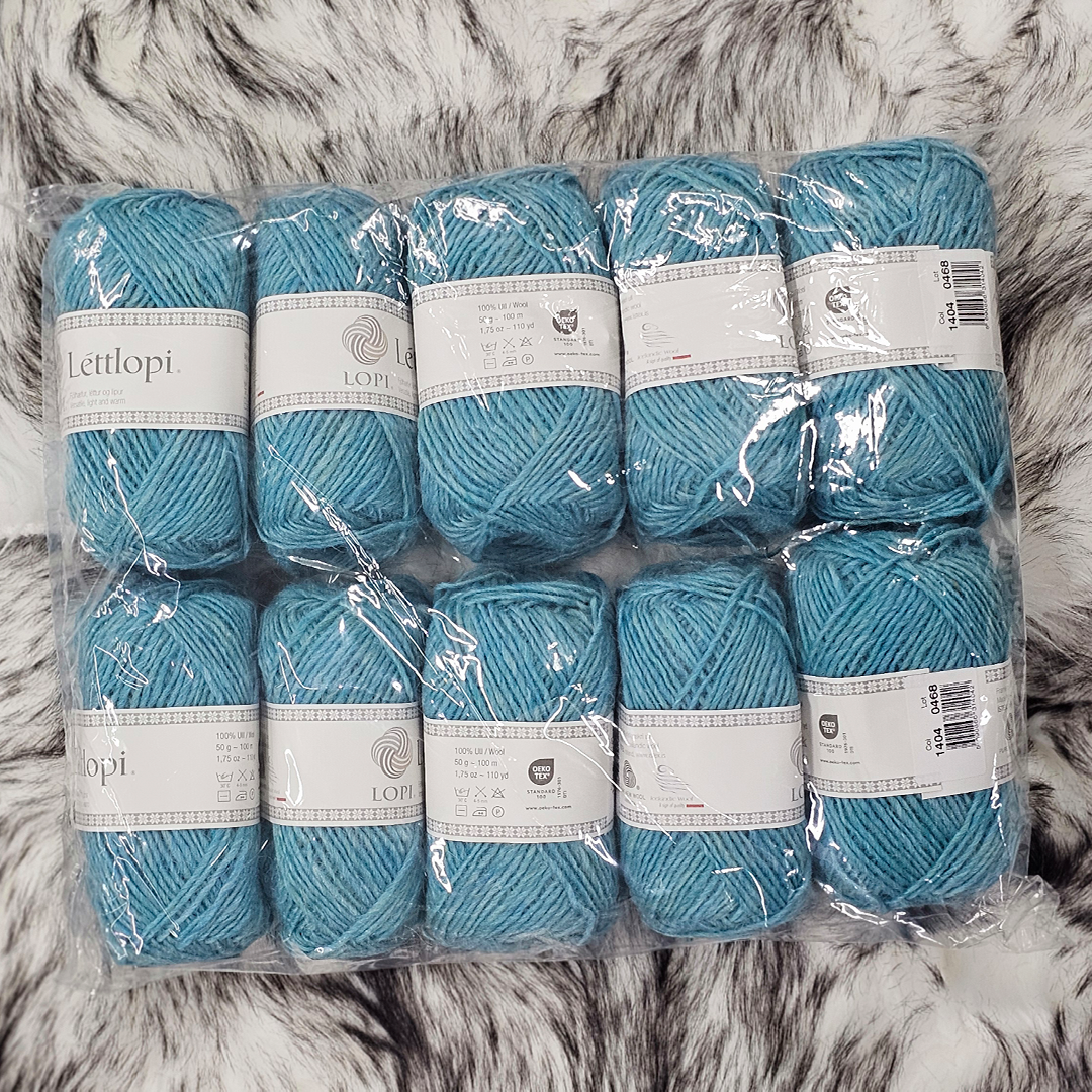 ISTEX LETTLOPI 10-PAK VILLALANKA VAALEA SINIVIHREÄ 50G (1404)