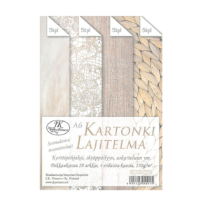 Kartonkilajitelma natur a6 20kpl | säästötalo latvala