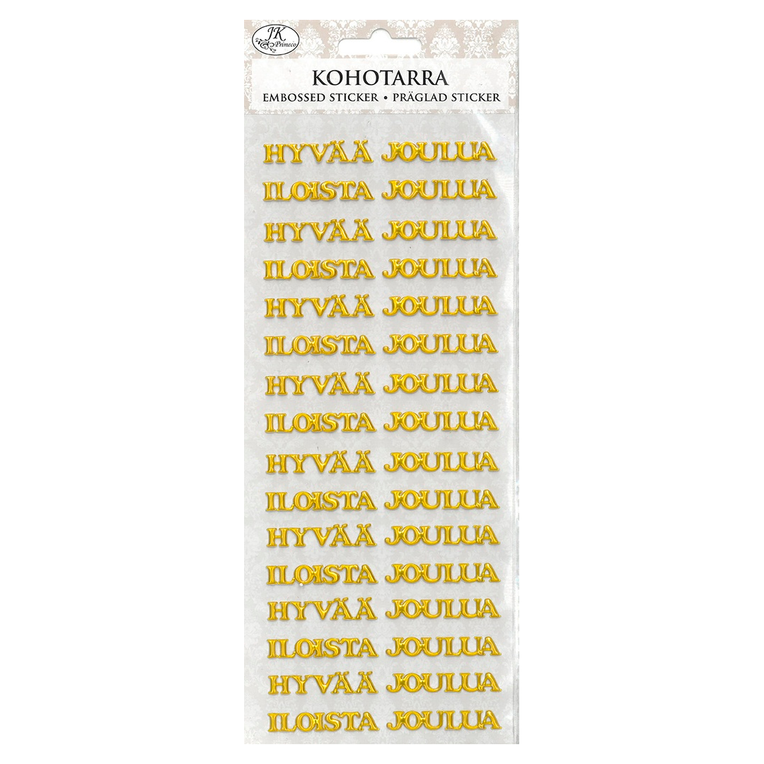 KOHOTARRA HYVÄÄ JOULUA KULTA