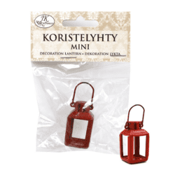 KORISTELYHTY MINI PUNAINEN