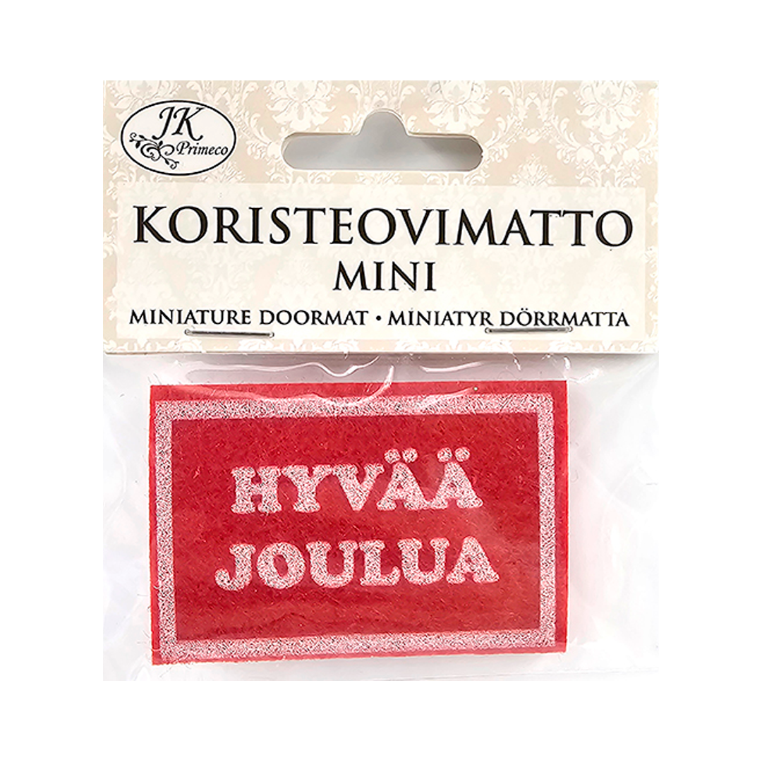 KORISTEOVIMATTO MINI PUNAINEN