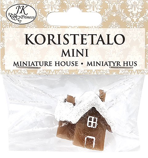 Koristetalo mini ruskea | säästötalo latvala