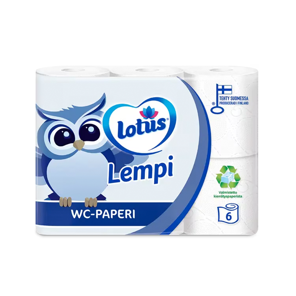 LOTUS-LEMPI-WC-PAPERI-6RLLPKT_0.png LOTUS LEMPI WC-PAPERI 6RLL