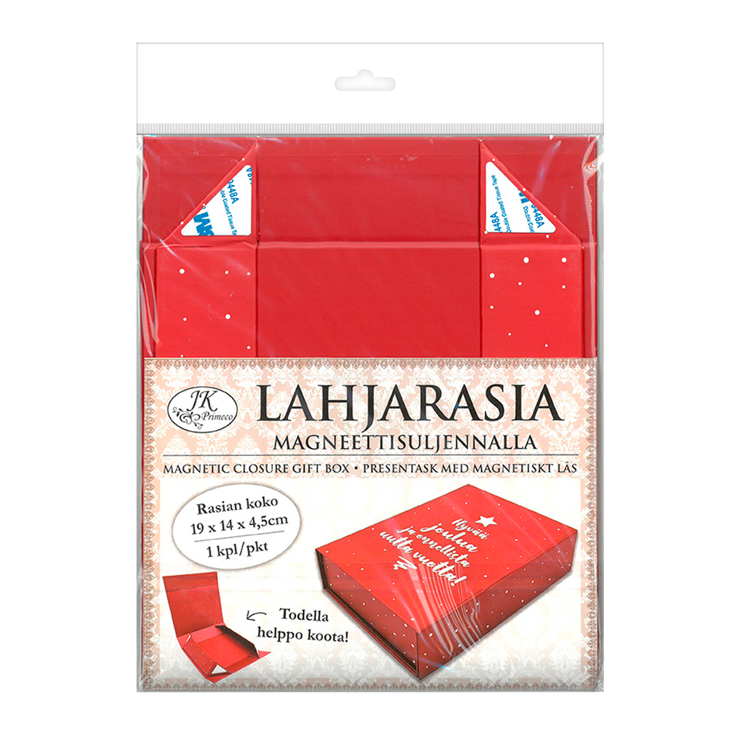 #lahjarasia jouluteksti punainen | säästötalo latvala Lahjarasia jouluteksti punainen | säästötalo latvala