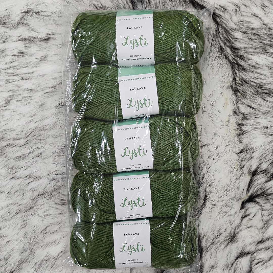 Lankava lysti 5-pak sukkalanka pesto 100g (860) | säästötalo latvala