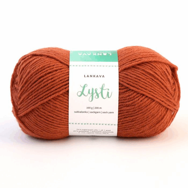 Lankava lysti 5-pak sukkalanka kaneli 100g (867) | säästötalo latvala