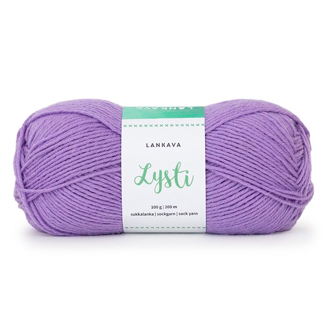 Lankava lysti sukkalanka lila 100g (877) | säästötalo latvala