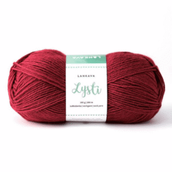 Lankava lysti sukkalanka punajuuri 100g (876) Lankava lysti sukkalanka punajuuri 100g (876)