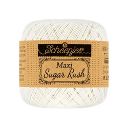 MAXI SUGAR RUSH VIRKKAUSLANKA LUONNONVALKOINEN 50G (105)