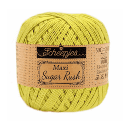 MAXI SUGAR RUSH VIRKKAUSLANKA VIHREÄNKELTAINEN 50G (245)