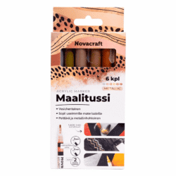 Novacraft-maalitussit-akryylipohjainen-6kpl-metallin-varit_0 Png NOVACRAFT MAALITUSSIT AKRYYLI METALLIN VÄRIT 6KPL