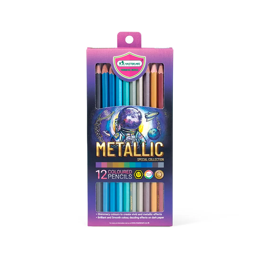 Masterart vÄrikynÄt metallic-sÄvyt 12kpl | säästötalo latvala