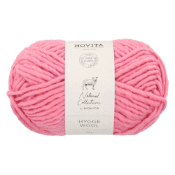 Novita hygge wool villalanka flamingo 100g (5031) | säästötalo latvala