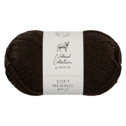 NOVITA SOFT MERINO 4PLY VILLALANKA KORVASIENI 50G (064)