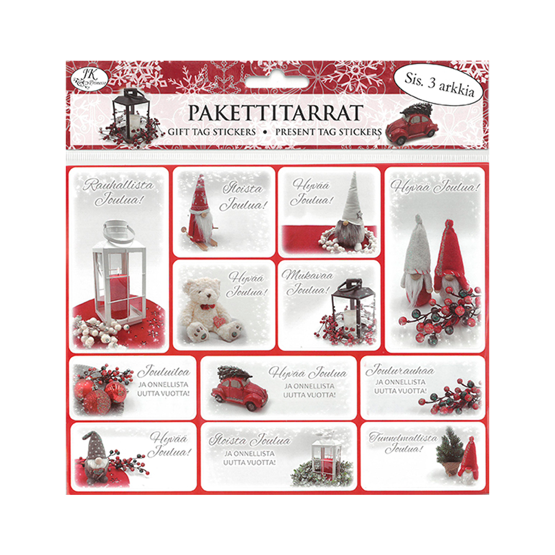 #pakettitarra deco punainen 3arkkia | säästötalo latvala Pakettitarra deco punainen 3arkkia | säästötalo latvala