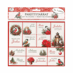 Pakettitarra joululinnut 3ark Pakettitarra joululinnut 3ark