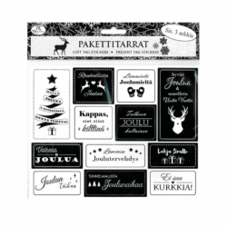 Pakettitarra mustavalko 3arkkia