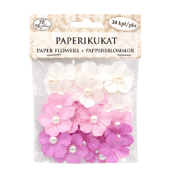 PAPERIKUKAT HELMI PINKKI 30KPL