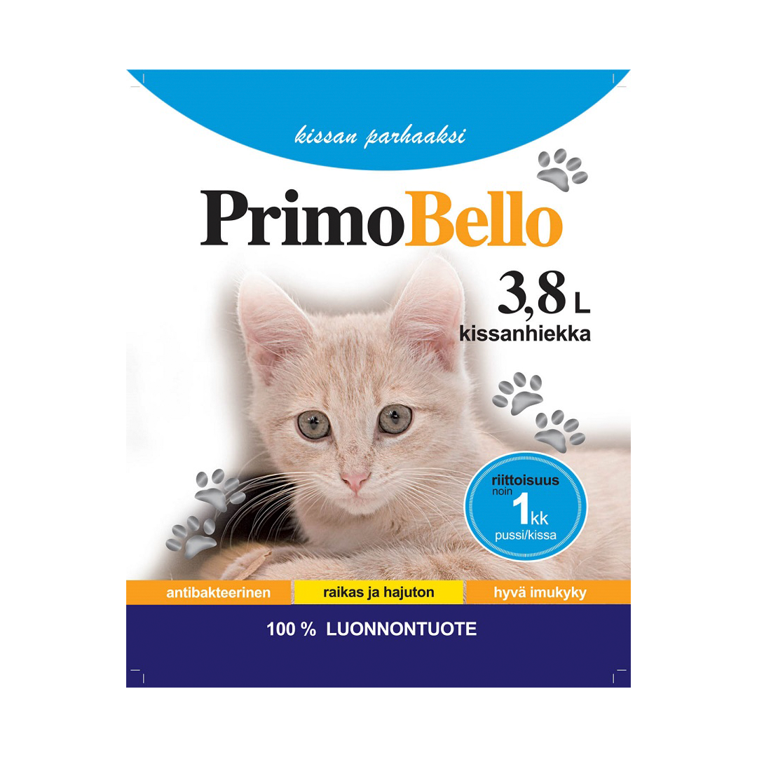 #primo bello kissanhiekka silica 38l | säästötalo latvala Primo bello kissanhiekka silica 3,8l | säästötalo latvala