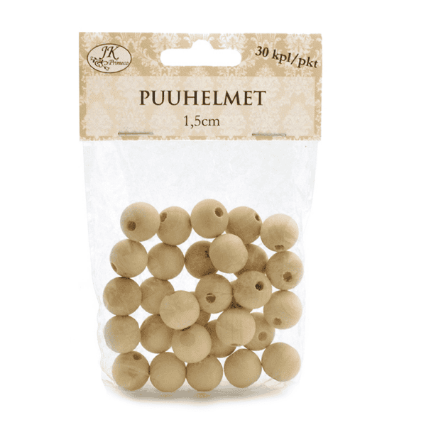 Puuhelmet 15mm 30kpl | säästötalo latvala