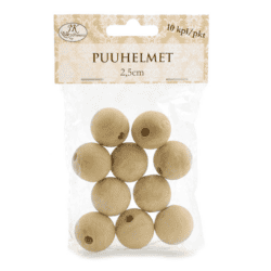 Puuhelmet 25mm 10kpl | säästötalo latvala