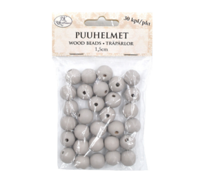 Puuhelmet harmaa 15mm 30kpl | säästötalo latvala