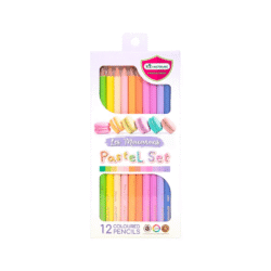 Puuvarikynat-12-kpl-pastellisavyt-les-macarons_0 Png MASTERART VÄRIKYNÄT PASTELLISÄVYT LES MACARONS 12KPL