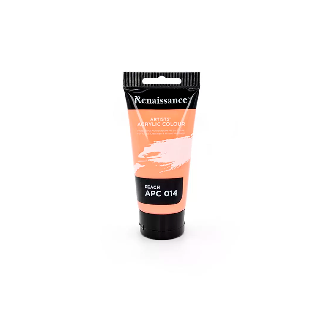 Renaissance akryylimaali peach (014) 75ml | säästötalo latvala