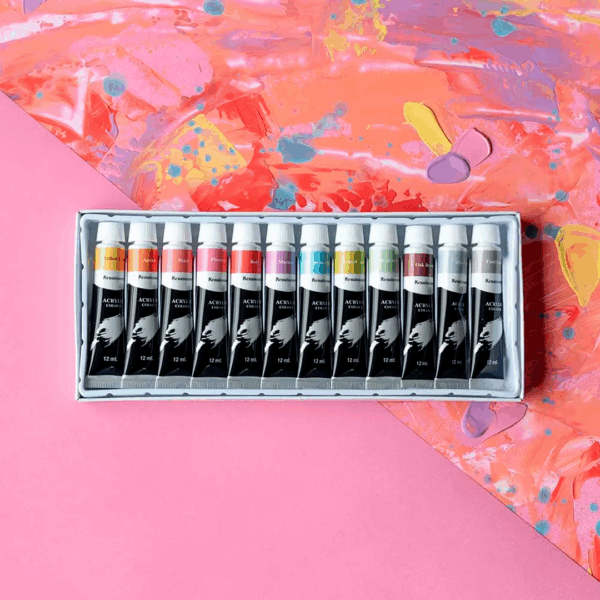 Renaissance akryylivÄrit pastelli 12x12ml | säästötalo latvala