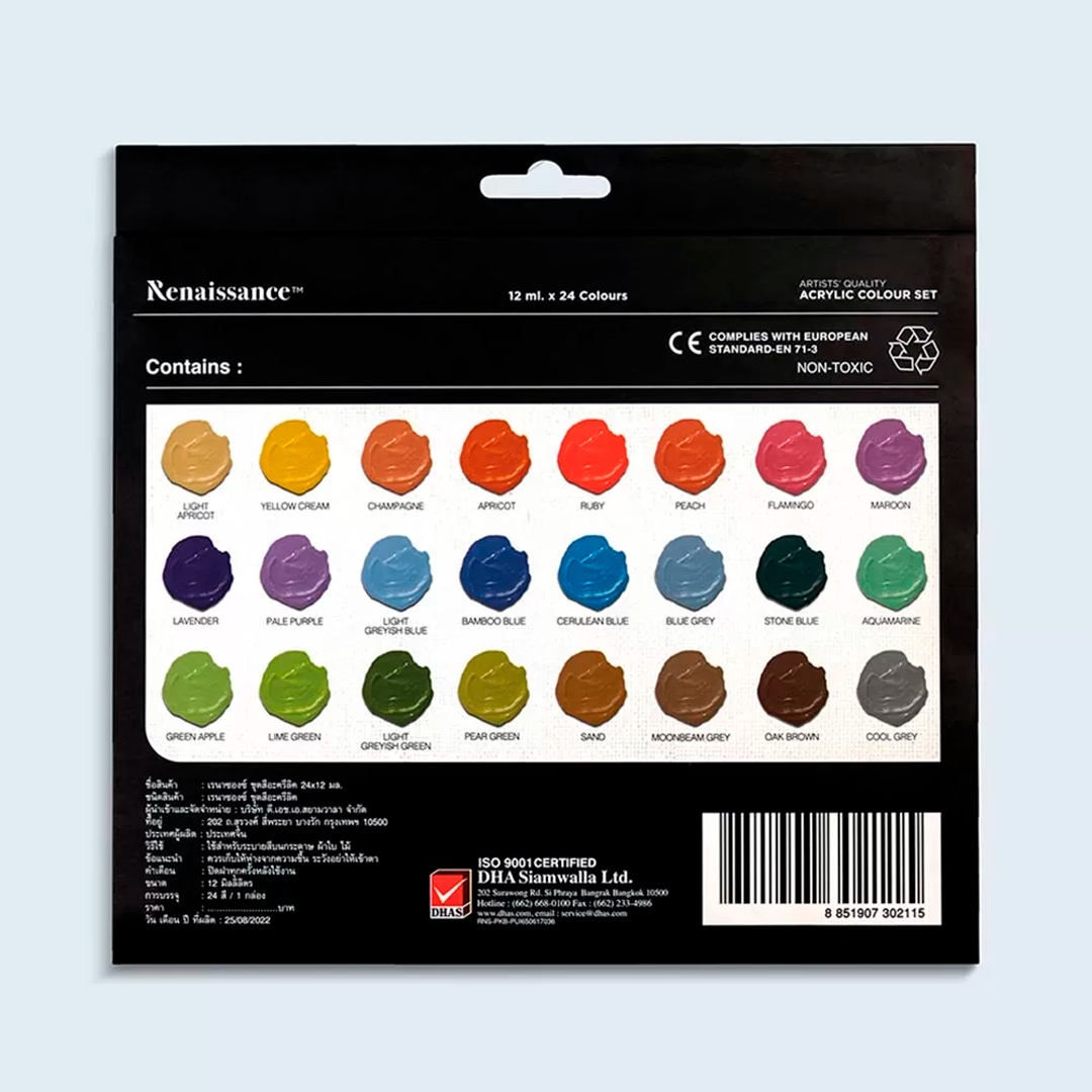 #renaissance akryylivÄrit pastelli 24x12ml | säästötalo latvala Renaissance akryylivÄrit pastelli 24x12ml | säästötalo latvala
