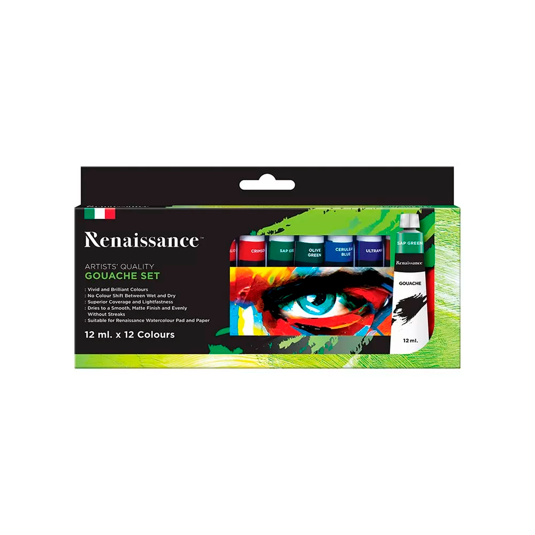 Renaissance guassivÄrit 12x12ml | säästötalo latvala