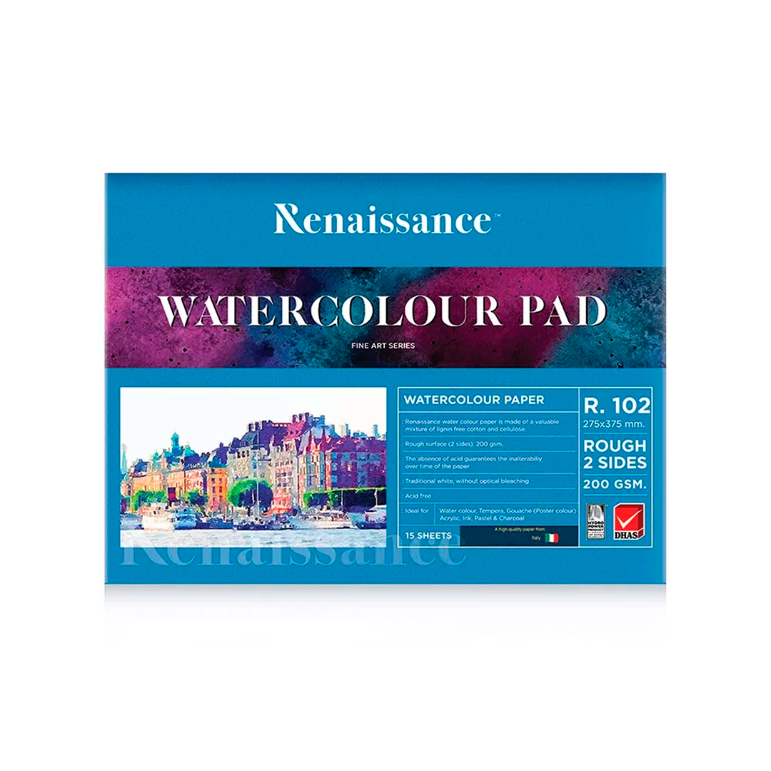 Renaissance vesivÄrilehtiÖ 275x375mm 200g 15ark | säästötalo latvala