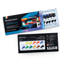 Renaissance-vesivarit-12x5ml_0 Png RENAISSANCE AKVARELLIVÄRIT 12x5ML
