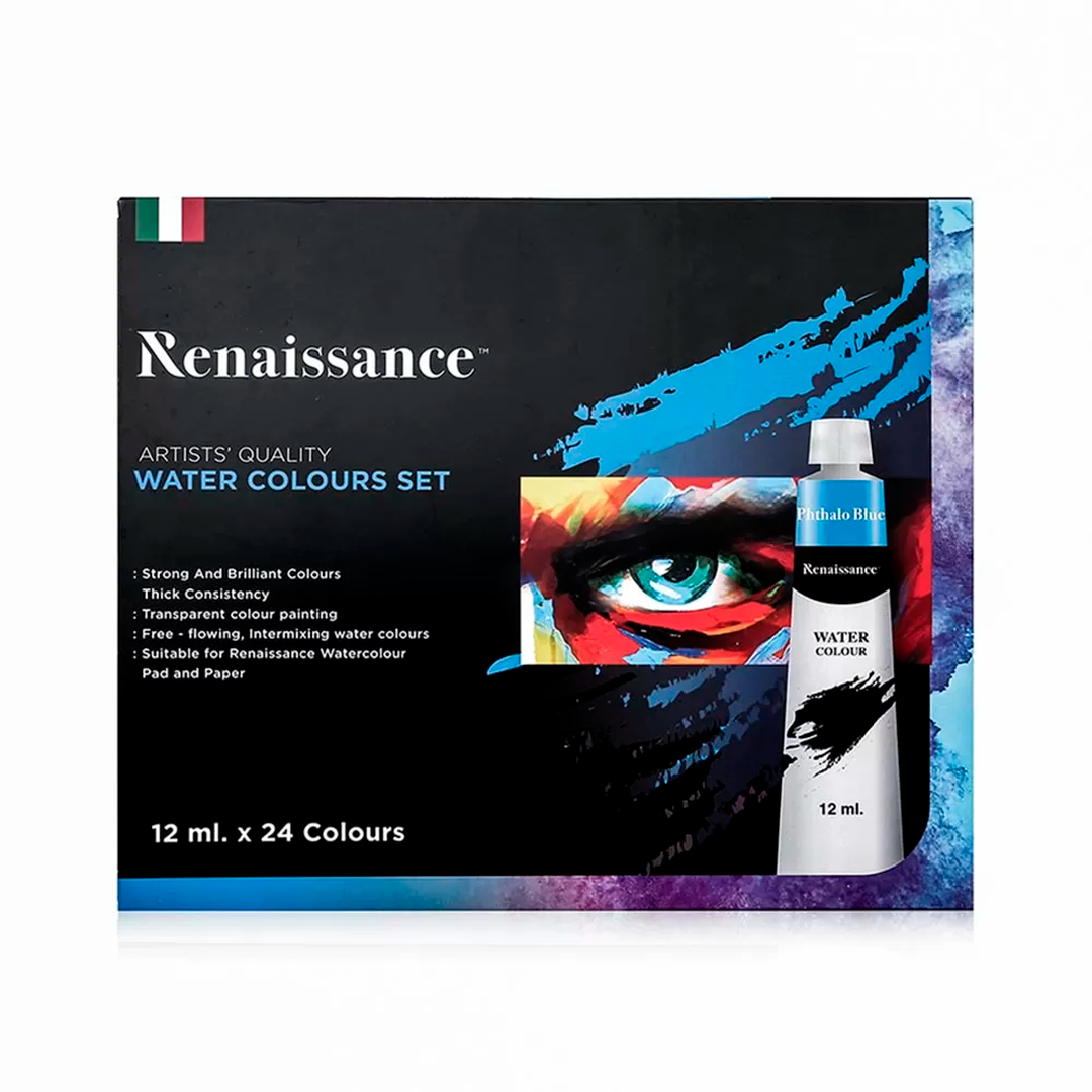 Renaissance akvarellivÄrit 24x12ml | säästötalo latvala