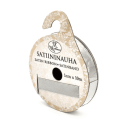 Satiininauha hopea 1cmx10m