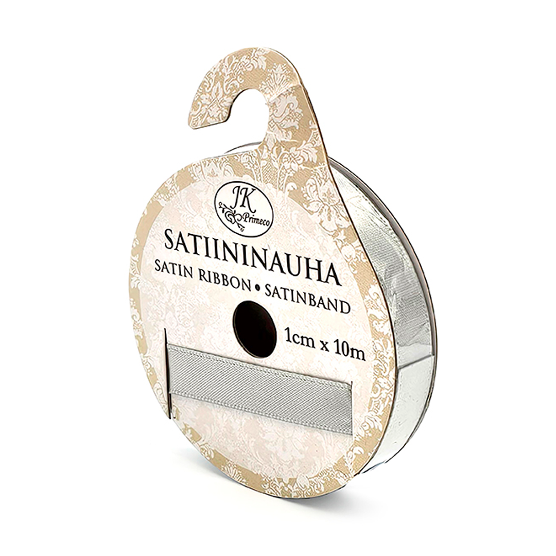 Satiininauha hopea 1cmx10m | säästötalo latvala