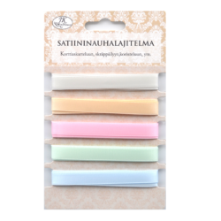 SATIININAUHALAJITELMA PASTELLI 1M/NAUHA