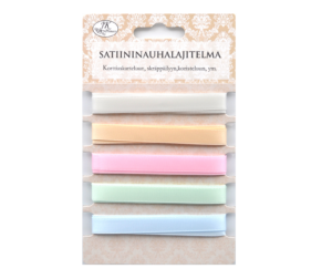 Satiininauhalajitelma pastelli 1m/nauha | säästötalo latvala