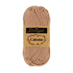 Scheepjes catona puuvillalanka caramel 50g (506) | säästötalo latvala