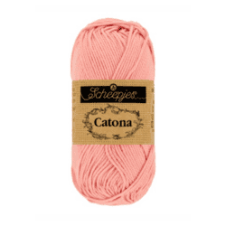 SCHEEPJES CATONA PUUVILLALANKA VAALEAROOSA 50G (408)