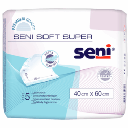 Seni soft super vuodesuoja 40x60cm 5kpl | säästötalo latvala