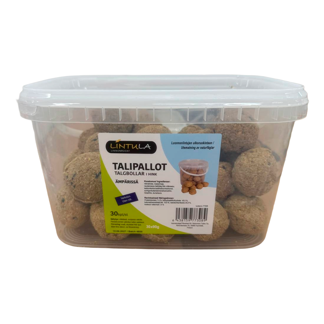 Talipallot ilman verkkoa ÄmpÄrissÄ 30x90g | säästötalo latvala