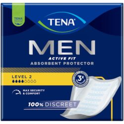 Tena men active fit level 2 inkontinenssisuoja 10kpl | säästötalo latvala