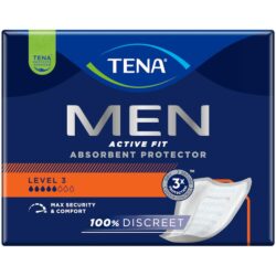 Tena men active fit level 3 inkontinenssisuoja 16kpl | säästötalo latvala